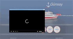 Desktop Screenshot of gunsaydenizcilik.com